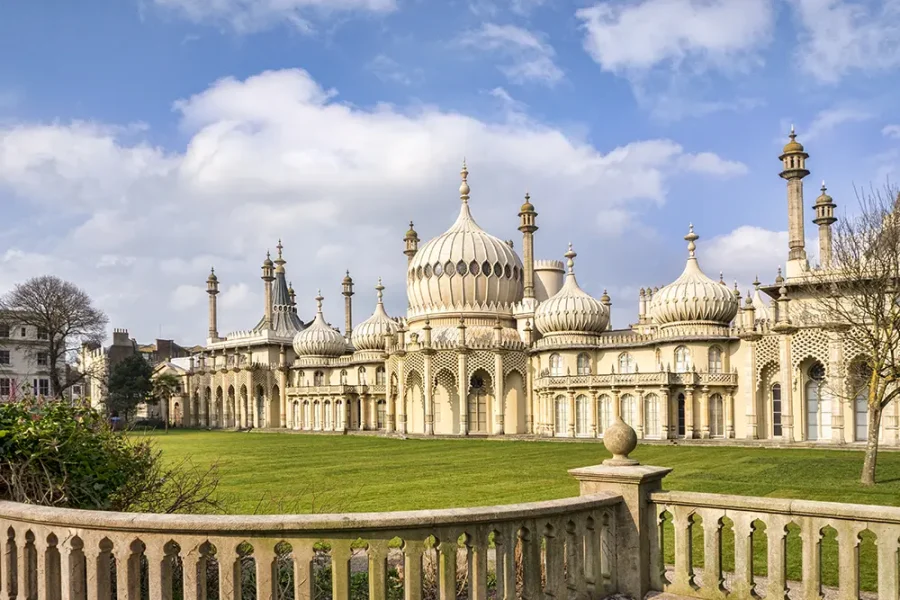 Brighton Pavilion in Brighton, Sussex.